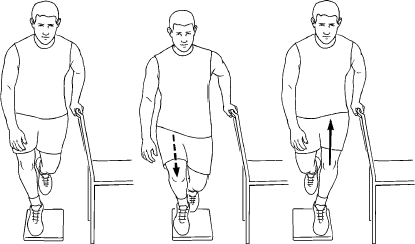 Knee Extension Quadriceps Single Leg Minisquat Eccentric 25